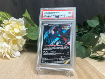 PSA 9 - Flutter Mane Pokémon Center Stamped
