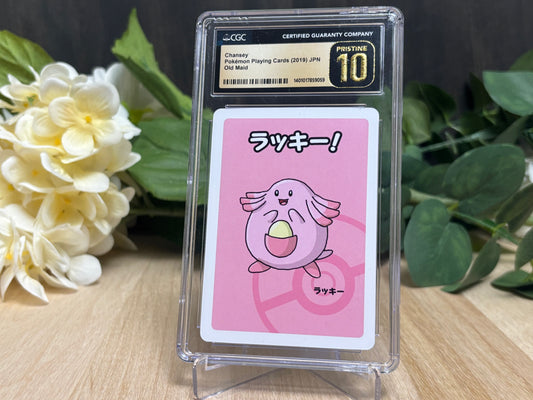 CGC 10 Pristine - Japanese Chansey Playing Card